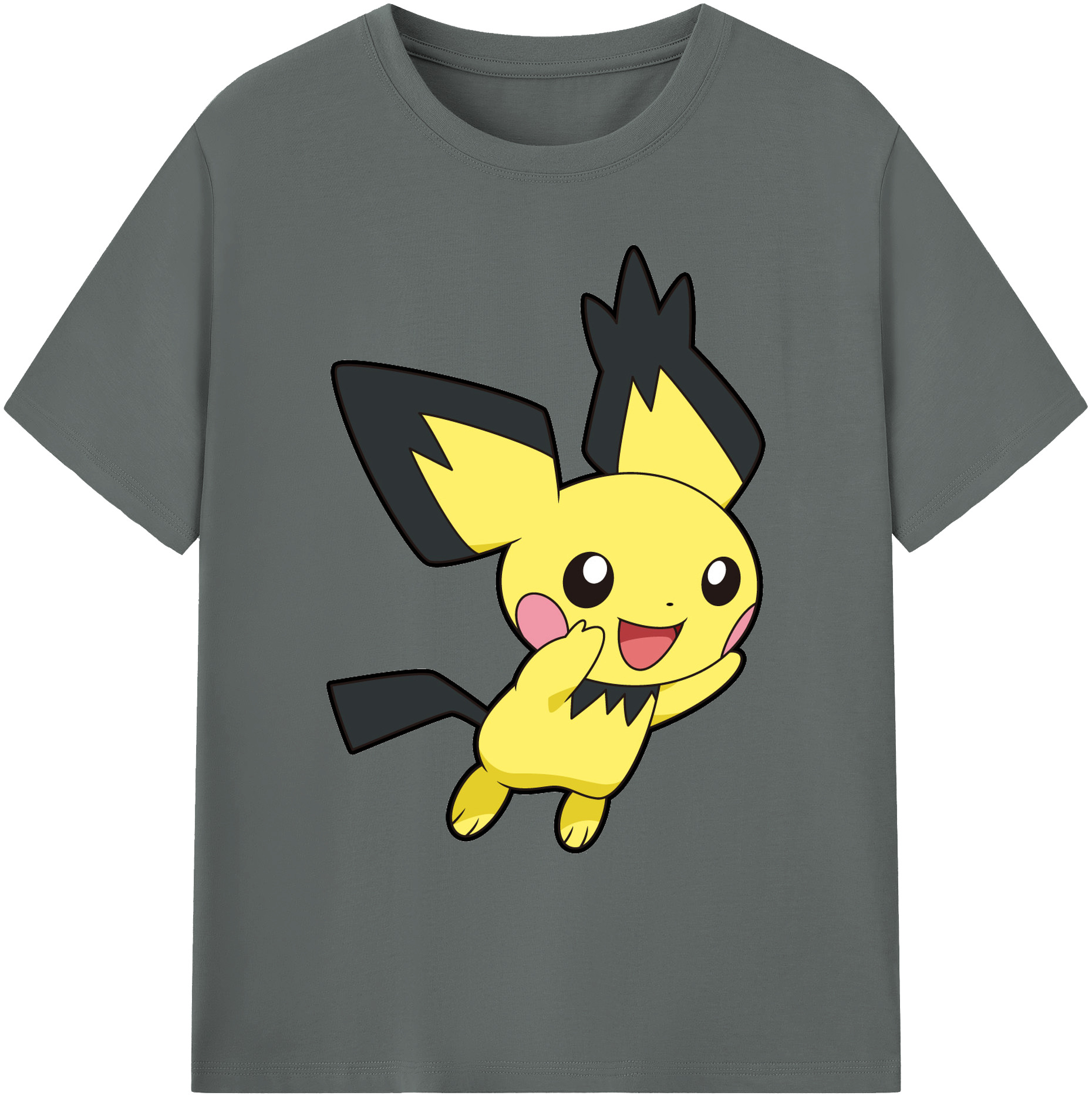 （画像用） ポケットモンスター Pokémon 綿100％ メンズ半袖Tシャツ｜肌触りやわらか＆通気性